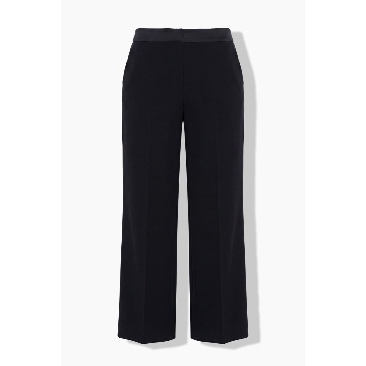 Pantalon de tailleur avec passepoils noir, ULLA POPKEN