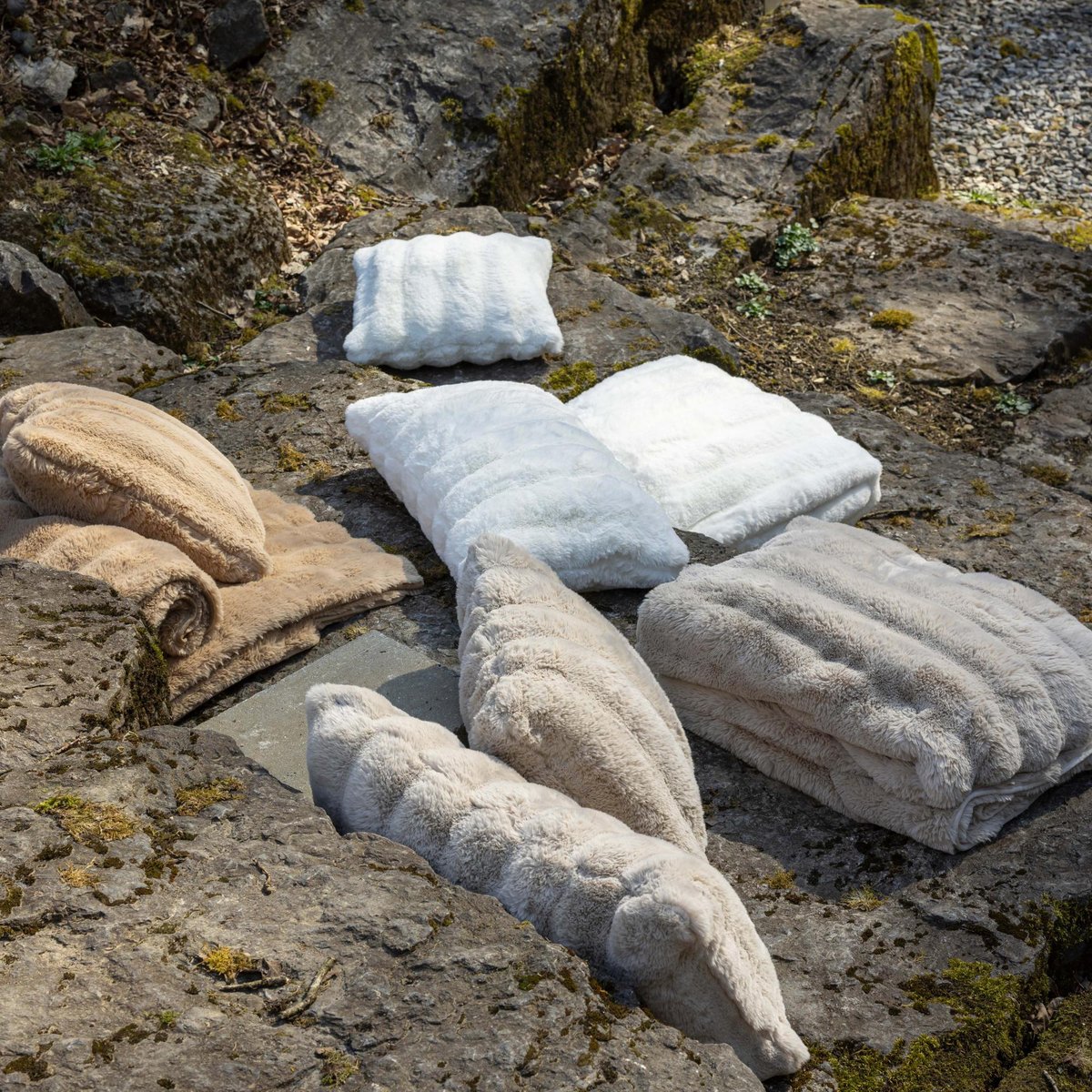 Coussin Astrid naturel, VIVARAISE