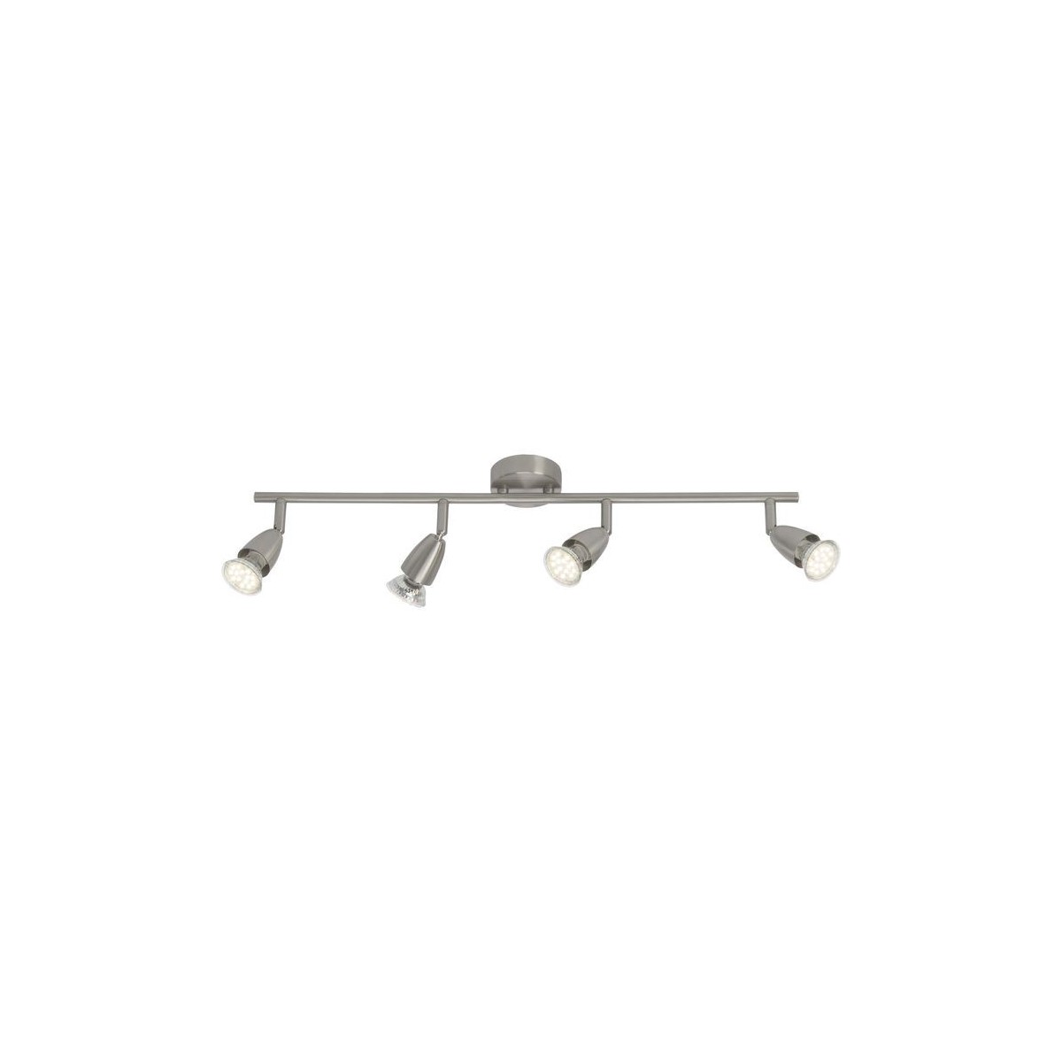 Plafonnier lumière chaude AMALFI LED argenté, BRILLIANT
