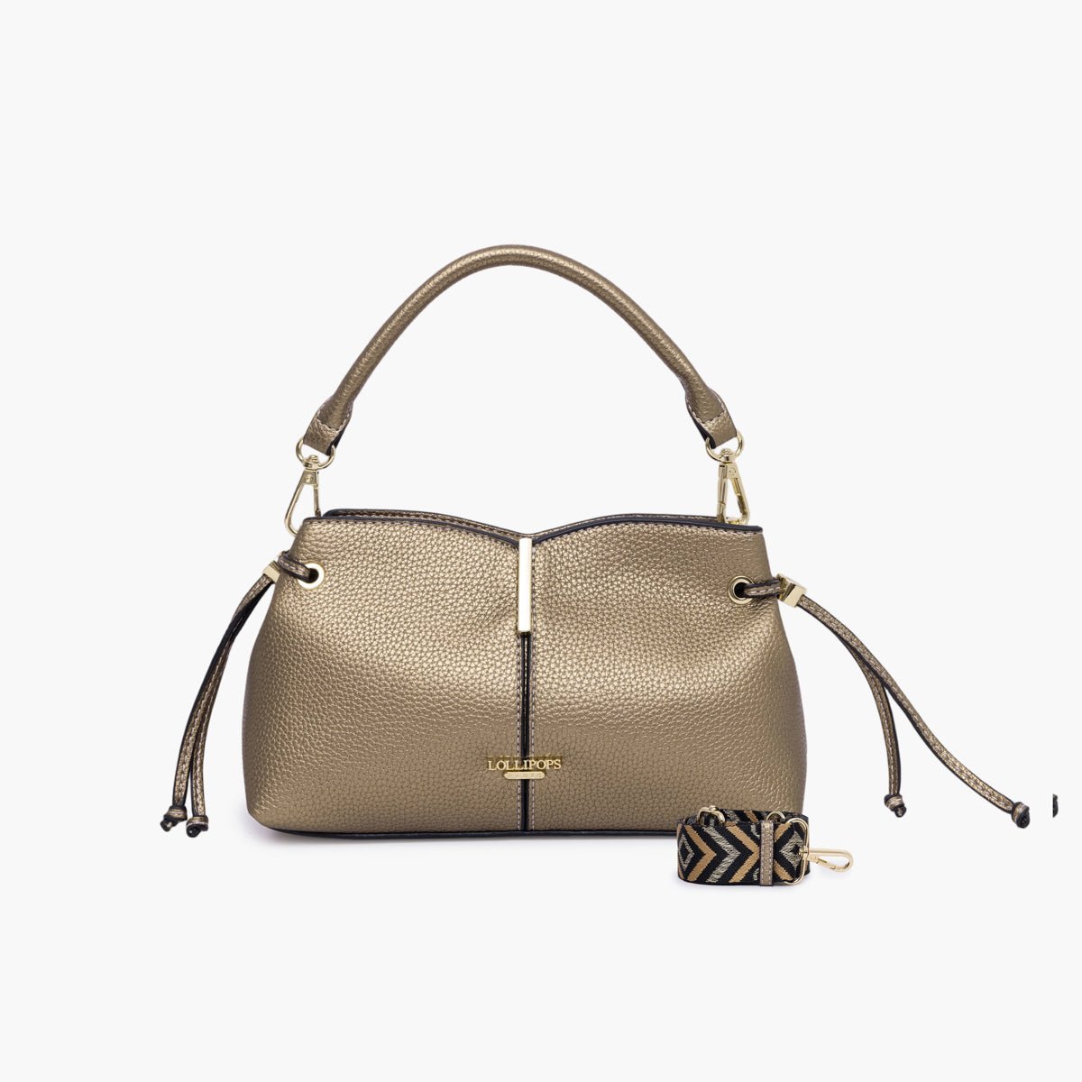 Petit sac porté épaule Taloum bronze,doré, LOLLIPOPS