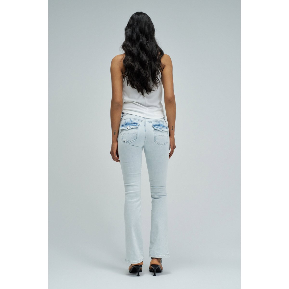 JEAN WONDER PUSH UP BOOTCUT bleu cobalt, SALSA JEANS