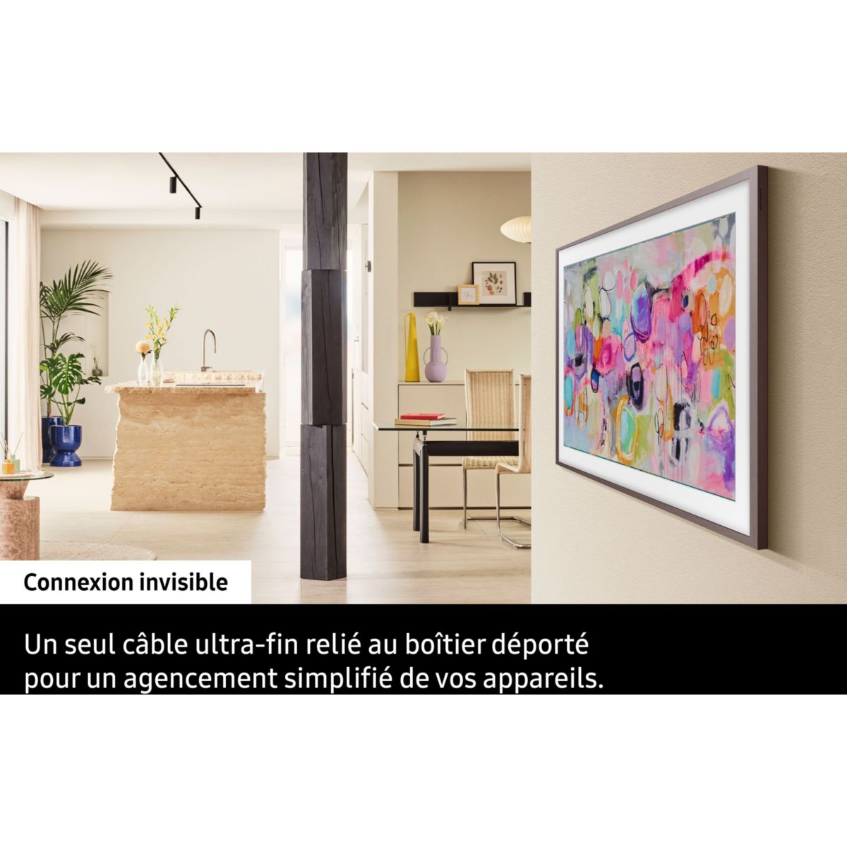 TV QLED The Frame 43LS03FA (2025) 43" (108 cm) noir, SAMSUNG