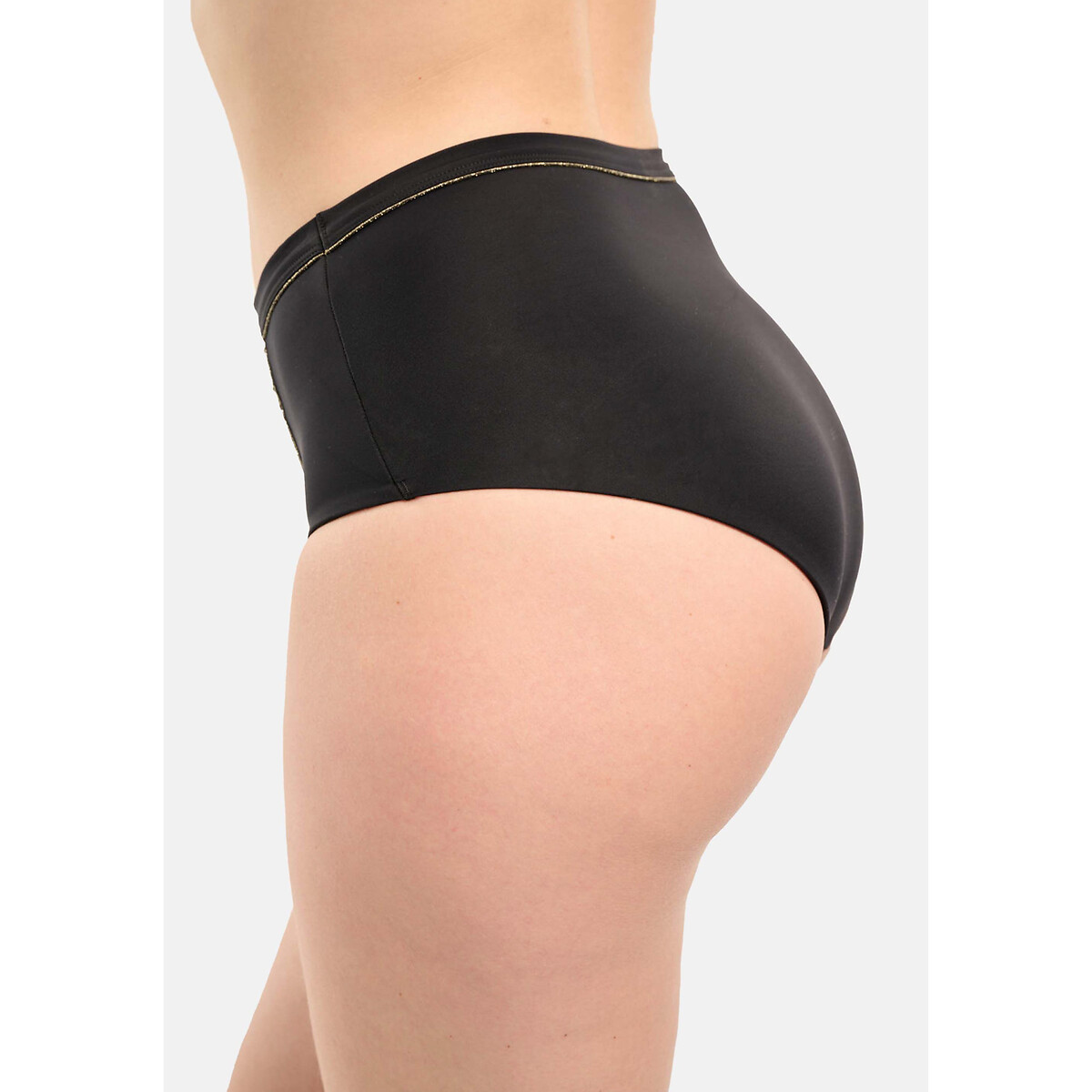 Speekaboo Bikini Bottoms with High Waist black, SANS COMPLEXE