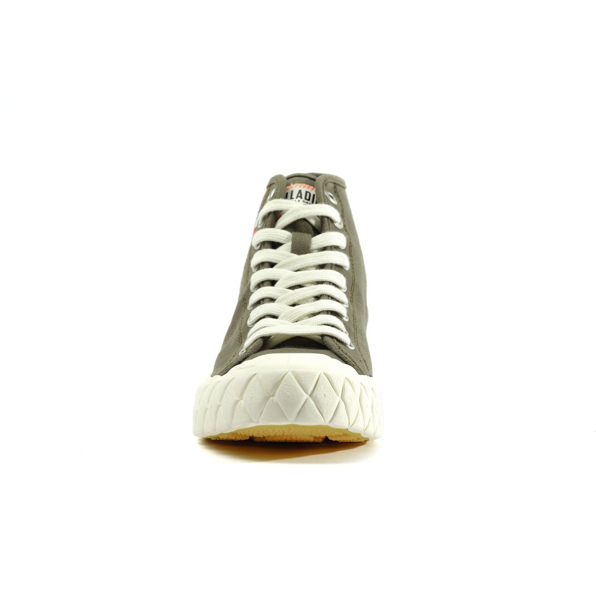 Baskets montantes en toile PALLA ACE CVS MID olive night, PALLADIUM