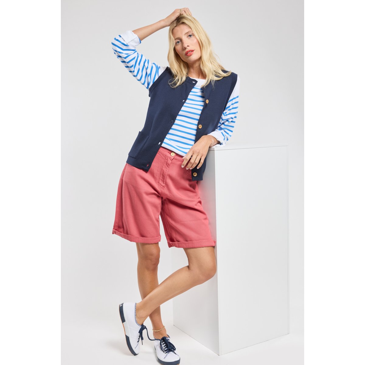 Gilet sans manche mecmor en coton seal, ARMOR-LUX