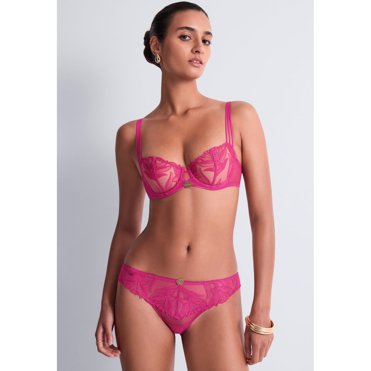 Culotte bresilienne Sweet Euphoria rose, AUBADE