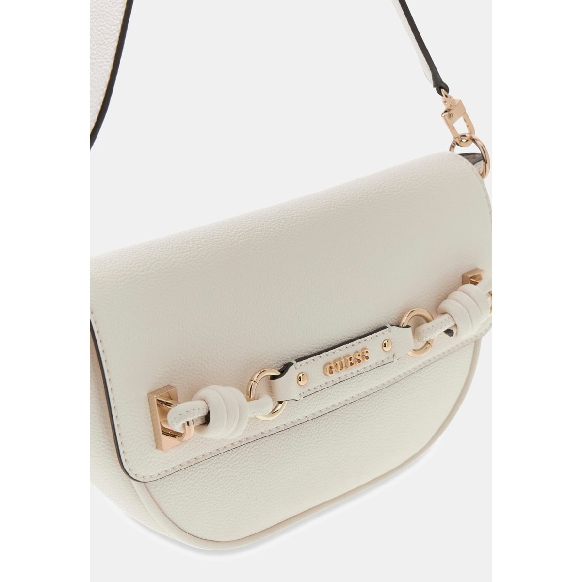 Sac À Épaule Camelia blanc, GUESS
