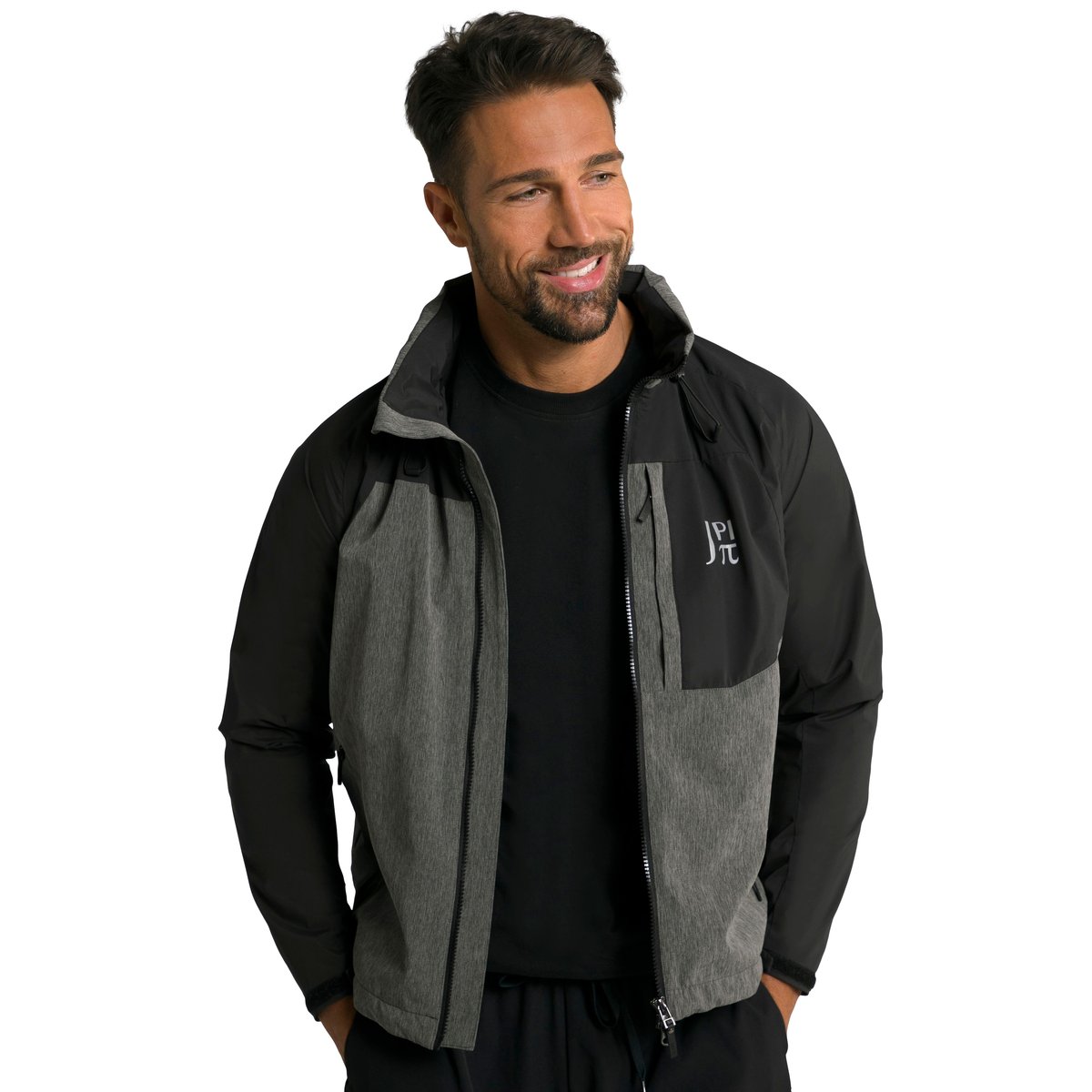 Veste, FLEXNAMIC®, Bikewear, col à capuche noir, JP1880