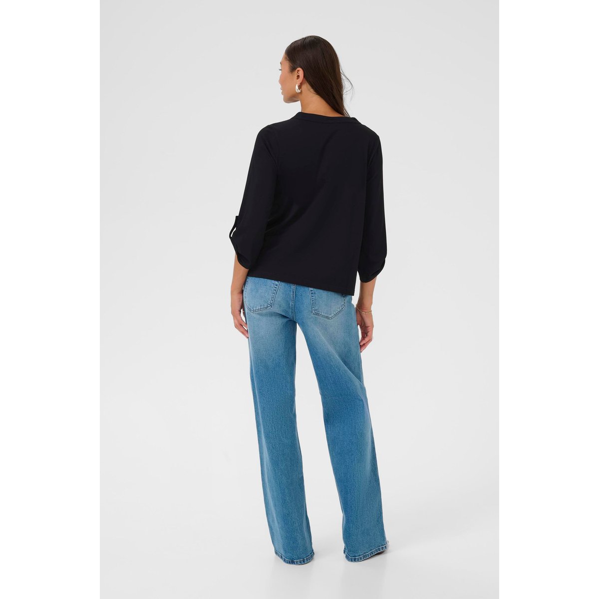 Blouse à manches longues noir black, KAFFE