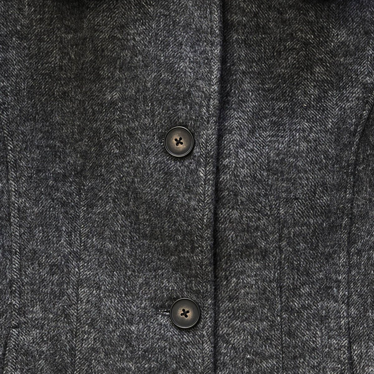 Manteau long contenant de la laine avec col amovible requin, MONOPRIX