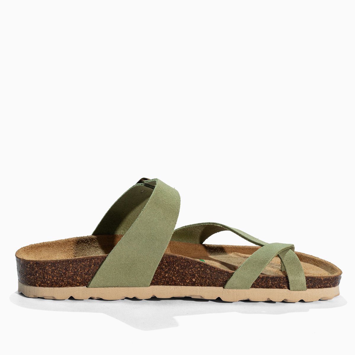Tongs DIANE vert, BAYTON