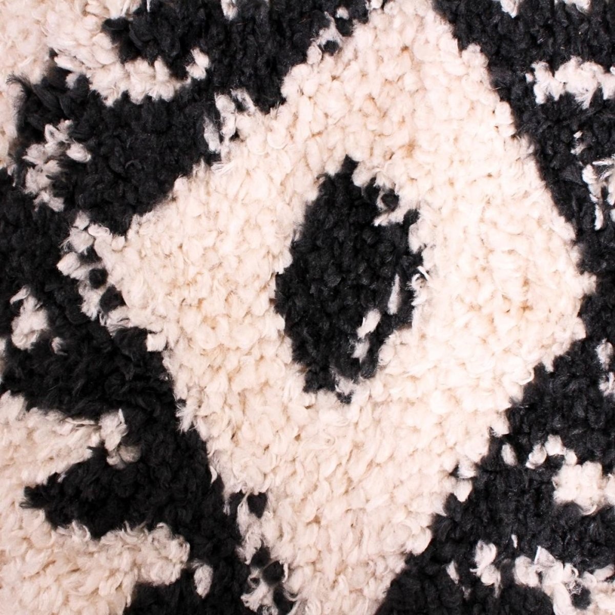 Tapis rectangulaire 120x60cm blanc, ORNAMI