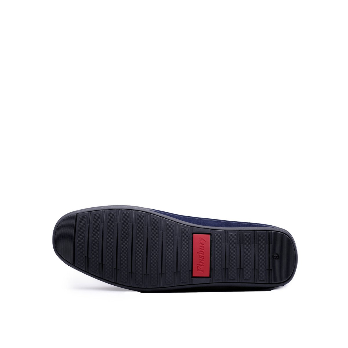 Mocassins daim DANDY bleu marine, FINSBURY