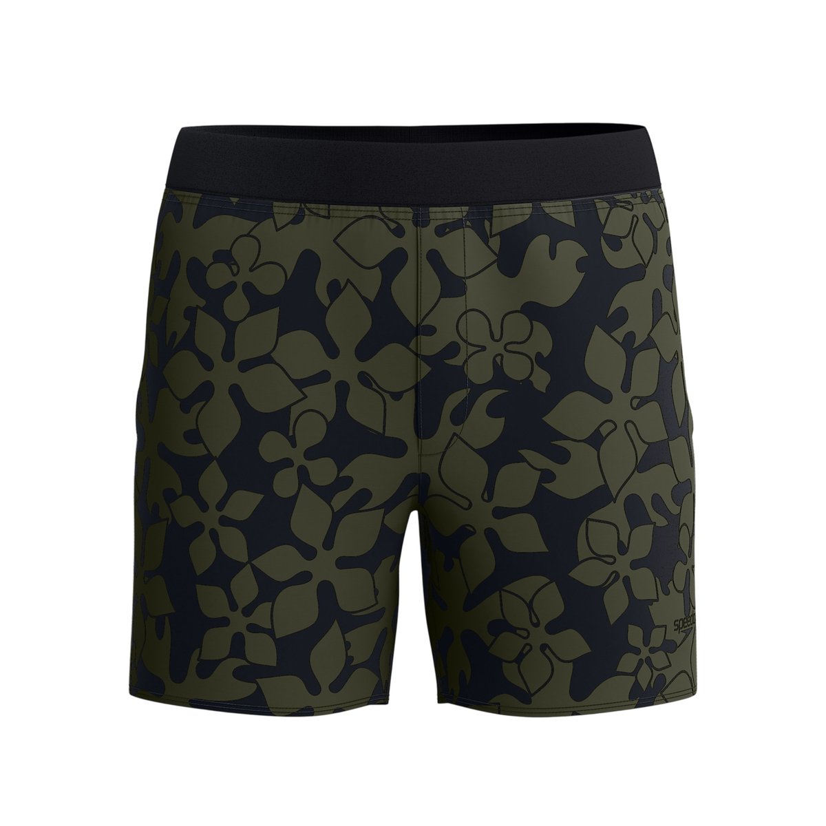 Short de bain motif/style feuilles LOOKOUT vert foncé, SPEEDO