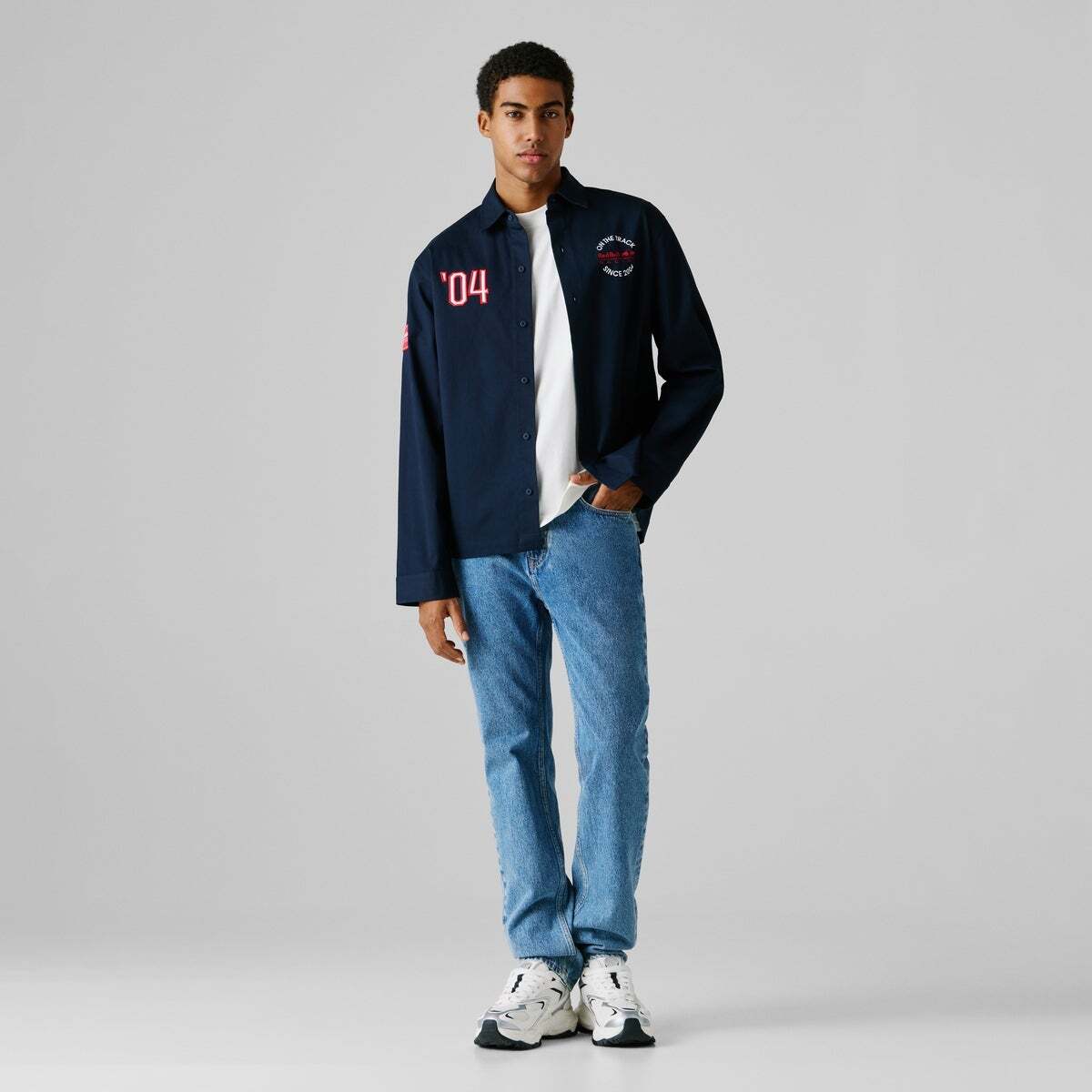 Red Bull Racing Surchemise En Sergé Coupe Oversize marine, PEPE JEANS