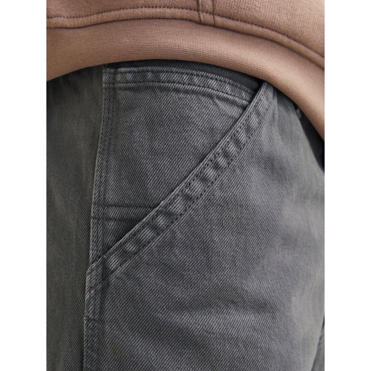 Jean À Coupe Ample asphalt 1, JACK & JONES