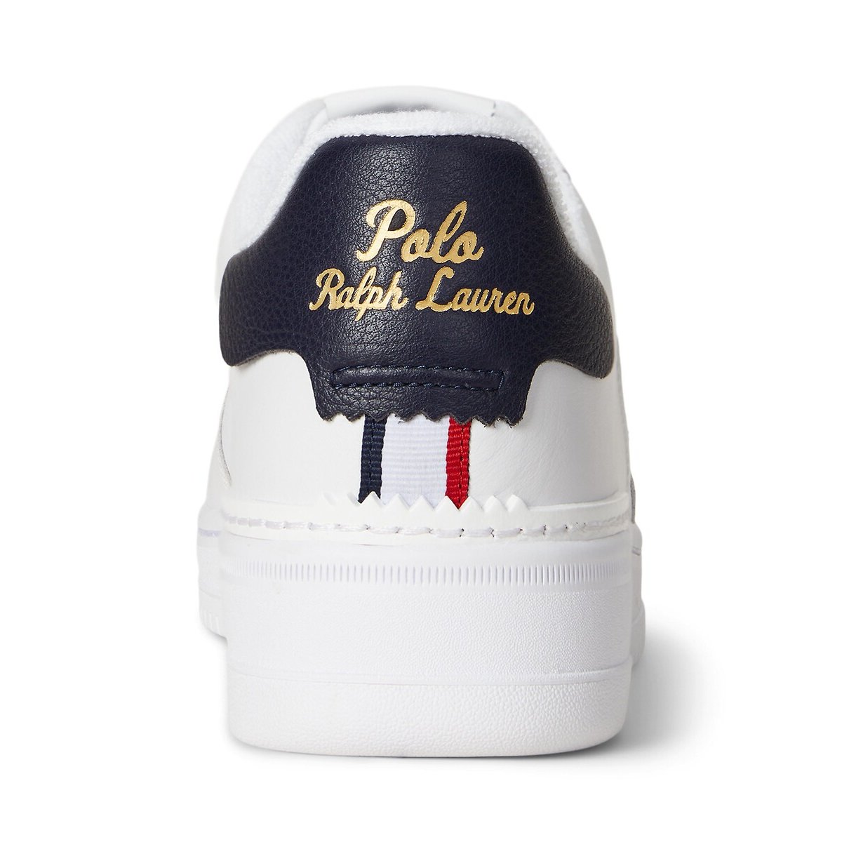 Baskets MASTER COURT RIB blanc/rouge/bleu, POLO RALPH LAUREN