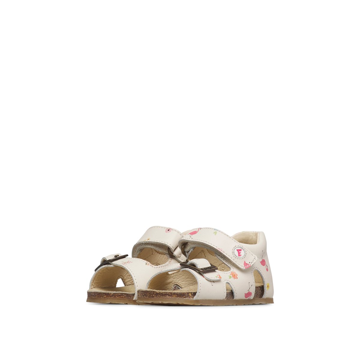 Sandales en cuir BEA blanc crème-, FALCOTTO