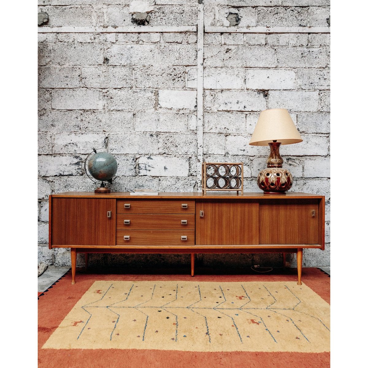 Enfilade en bois Margaret N°62 - Bon état bois, DEBONGOUT