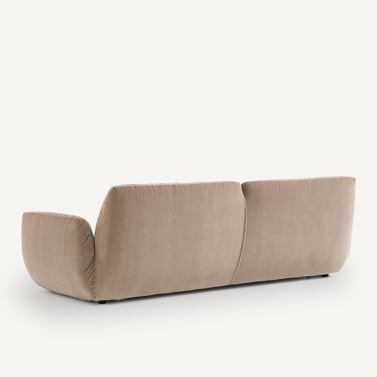 Divano velluto, Spogano beige cendré, AM.PM