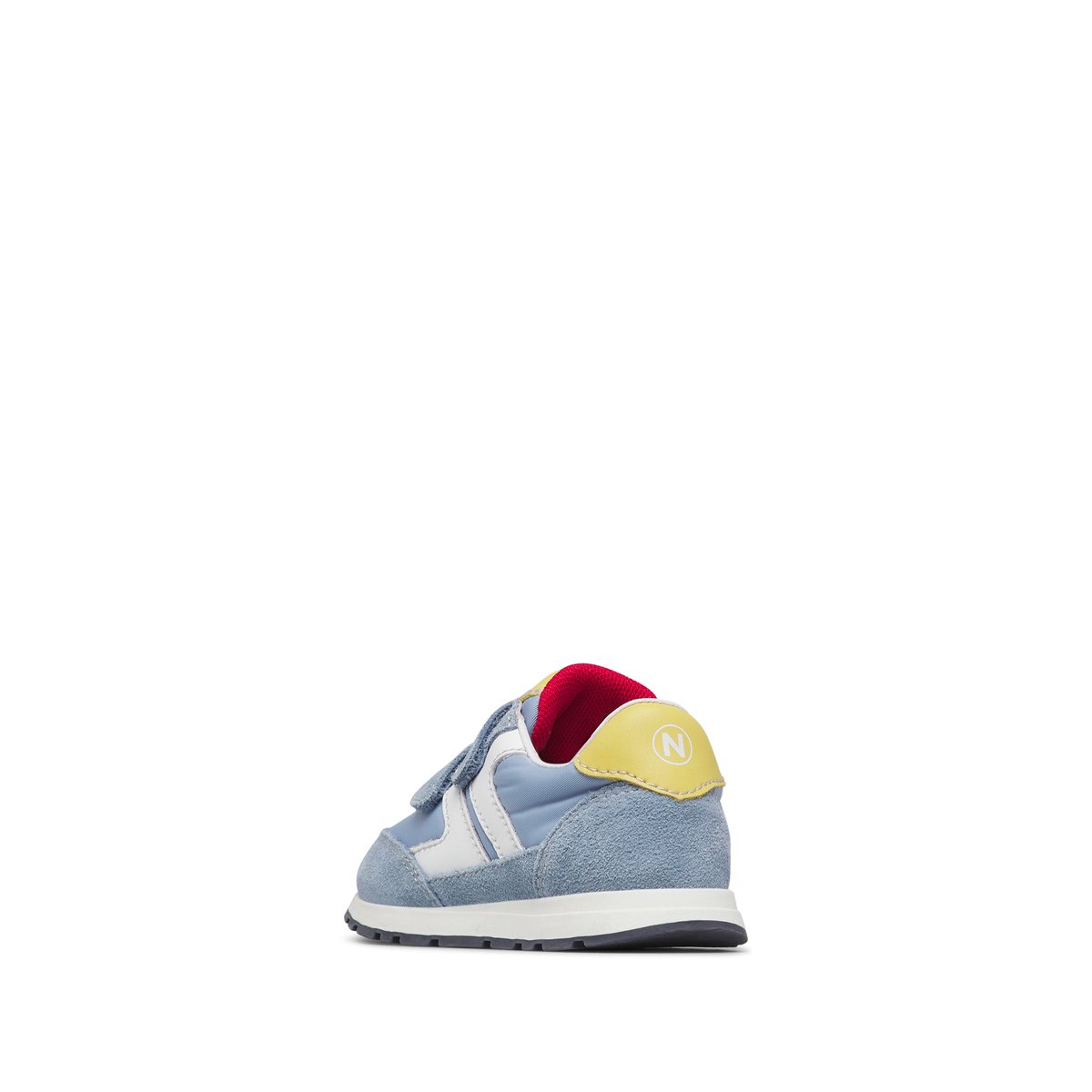 Sneakers en cuir et tissu MIBLO VL. bleu-blanc, NATURINO