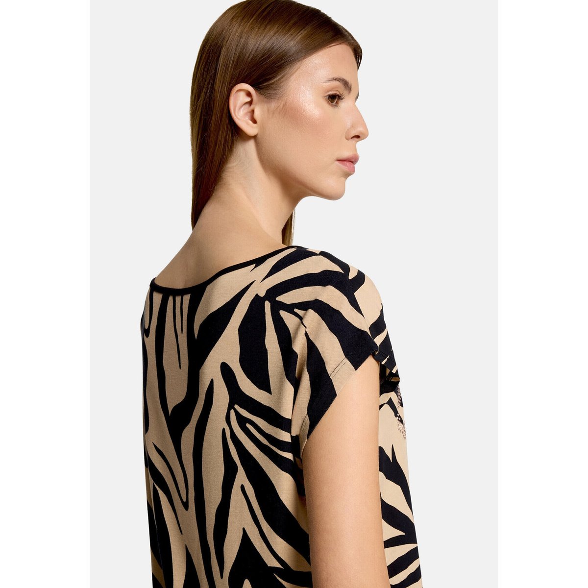 Haut casual à impression noir/marron, BETTY BARCLAY