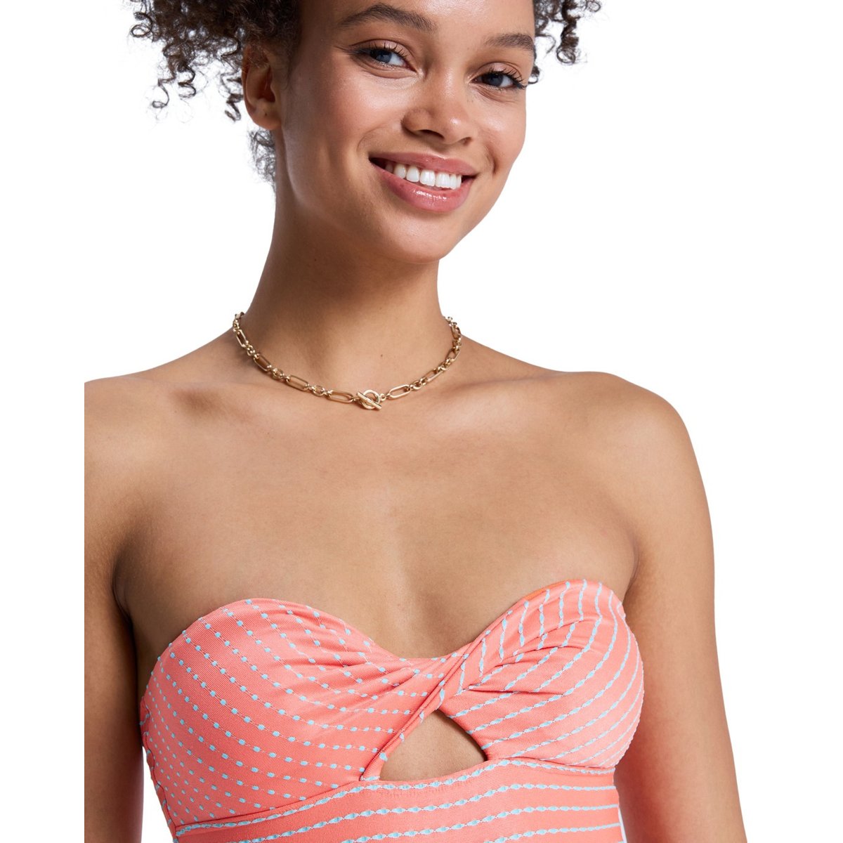 Maillot de bain une pièce WAVY BABY ONE-PIECE. orange camellia, ROXY
