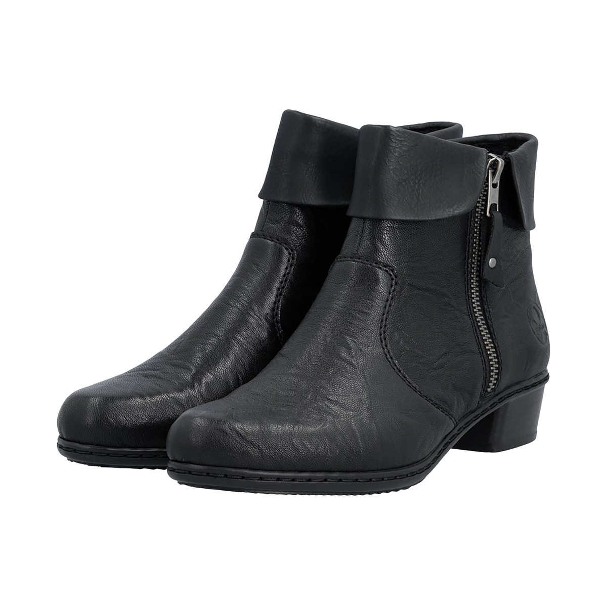 Bottine Cuir noir, RIEKER