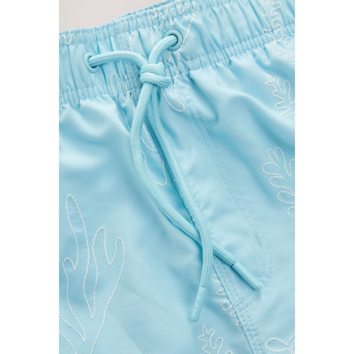 Short de bain brodé bleu clair, NEXT