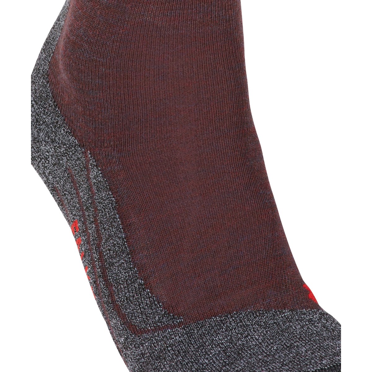 Chaussettes TK2 Explore Melange rouge fonce, FALKE