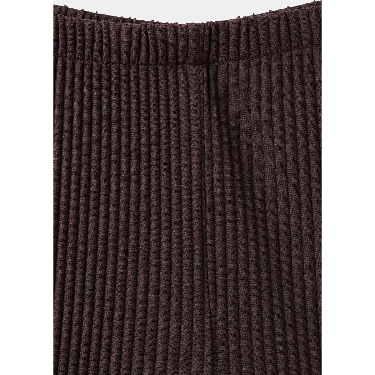 Pantalon bouffant texturé chocolat, MANGO