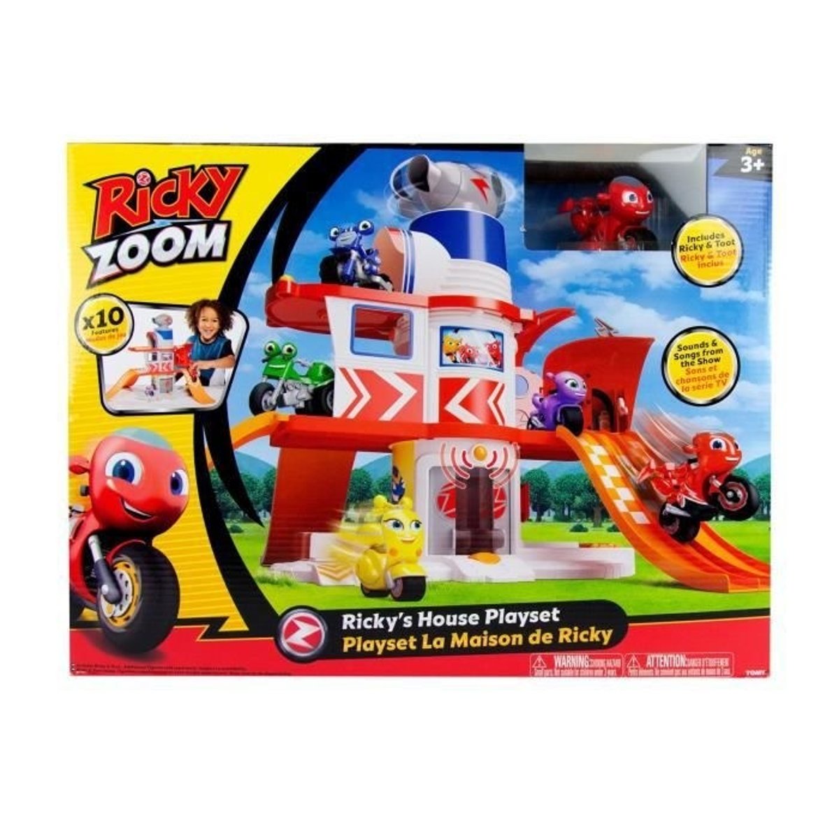 Ricky Zoom La Maison De Ricky - Tomy multicolore, TOMY