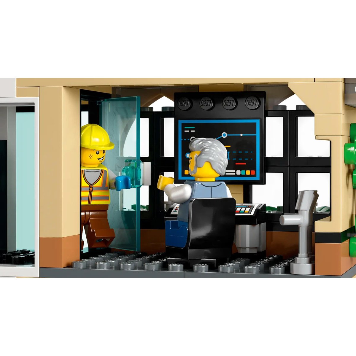 LEGO City - La Gare Centrale 60469 : Set de Construction Amusant et Détail multicolore, LEGO