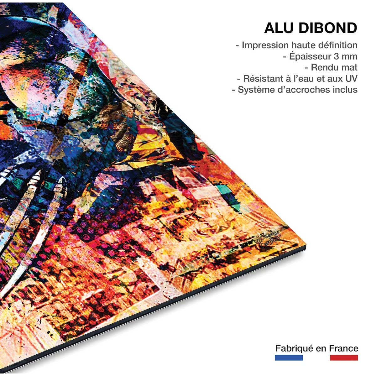 Tableau wolverine street tableau alu dibond, HEXOA