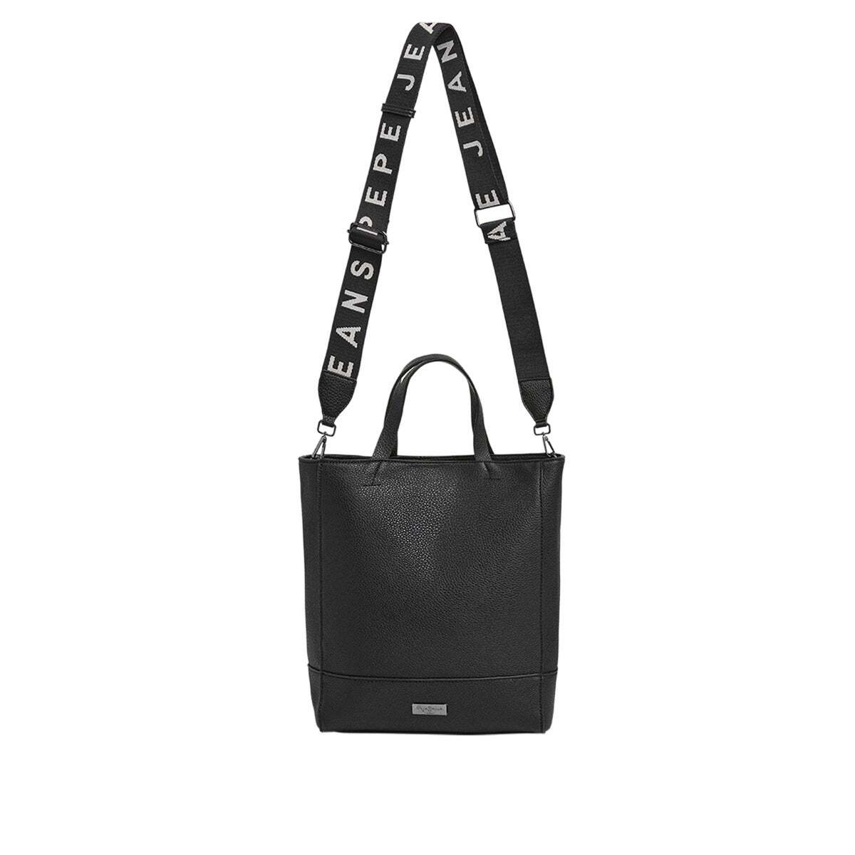 Sac Cabas Effet Cuir noir, PEPE JEANS