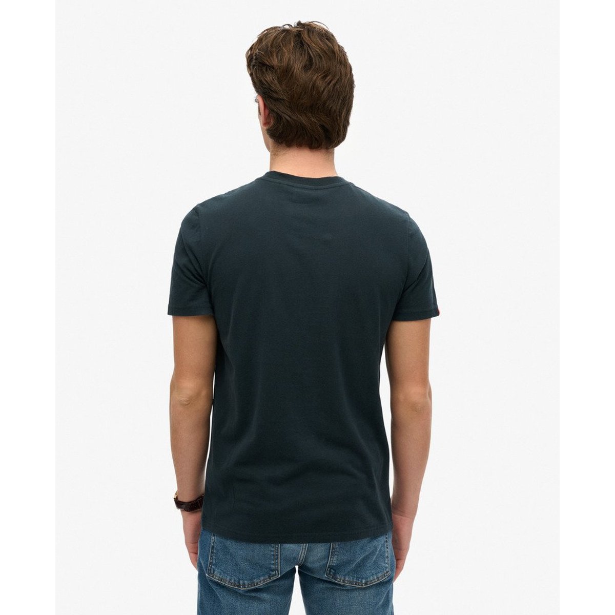 T-shirt à rayures décontracté Japan bleu marine éclipse, SUPERDRY