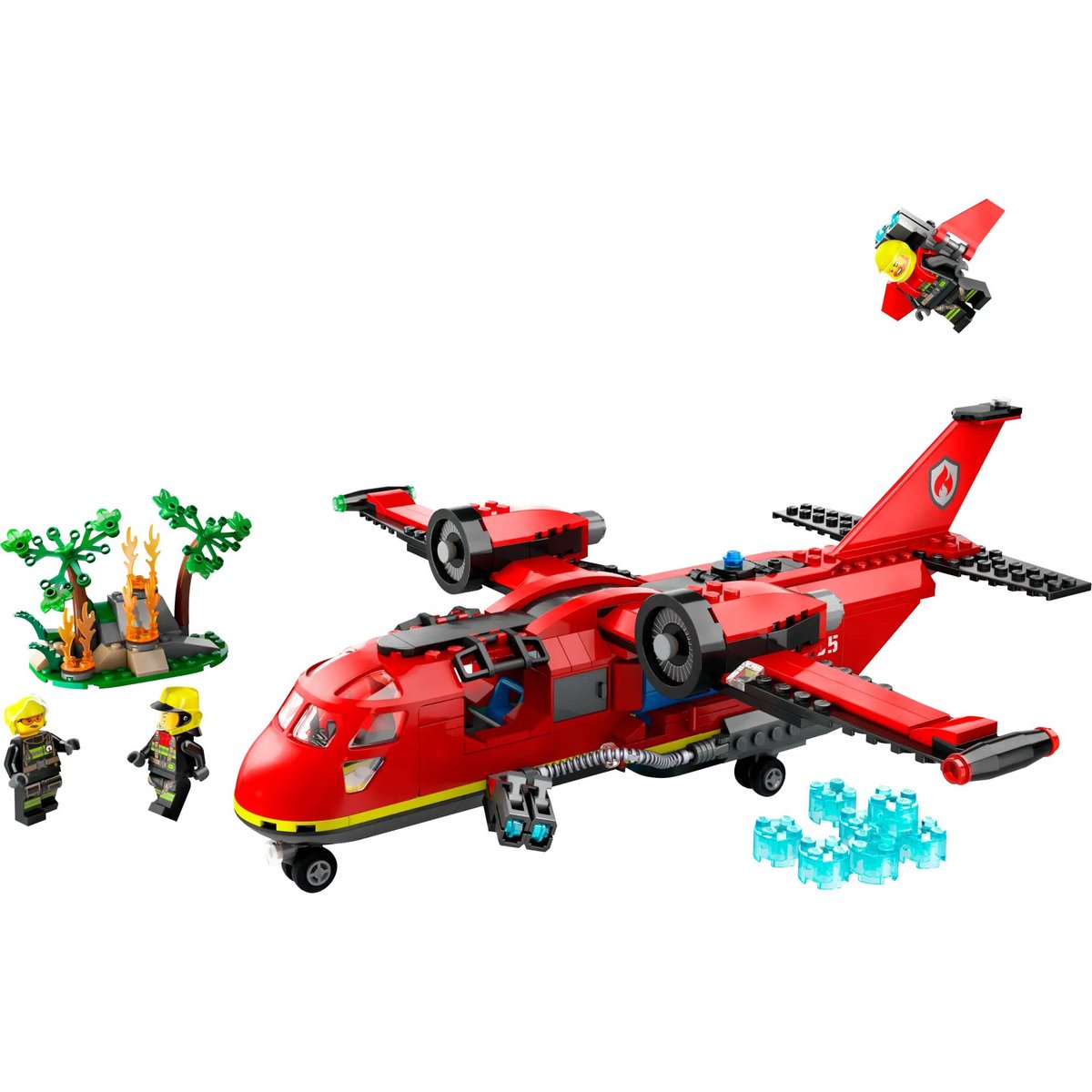 LEGO City - Avion de Sauvetage des Pompiers 60413 pour Enfants multicolore, LEGO