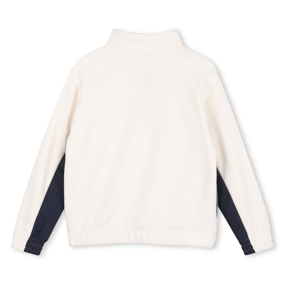 Sweat-shirt demi zip ivory, BOSS KIDSWEAR
