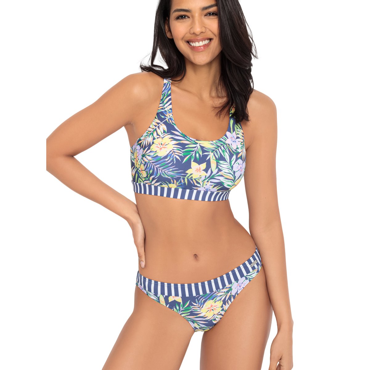 Bas maillot slip de bain Summer bleu marine, LASCANA