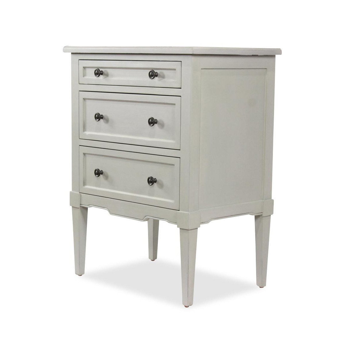 Commode 3 tiroirs gris, INTERIOR'S