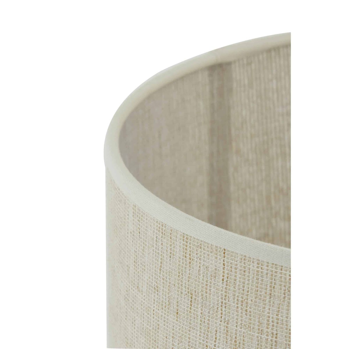 Abat-Jour Textiles BRESKA blanc nacré, LIGHT & LIVING 