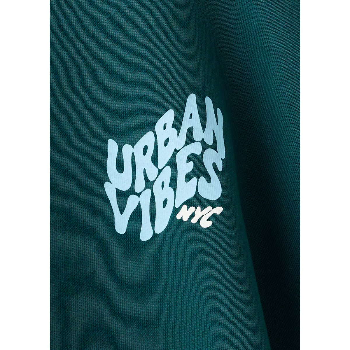 Sweat imprimé balloon fit vert, MANGO KIDS