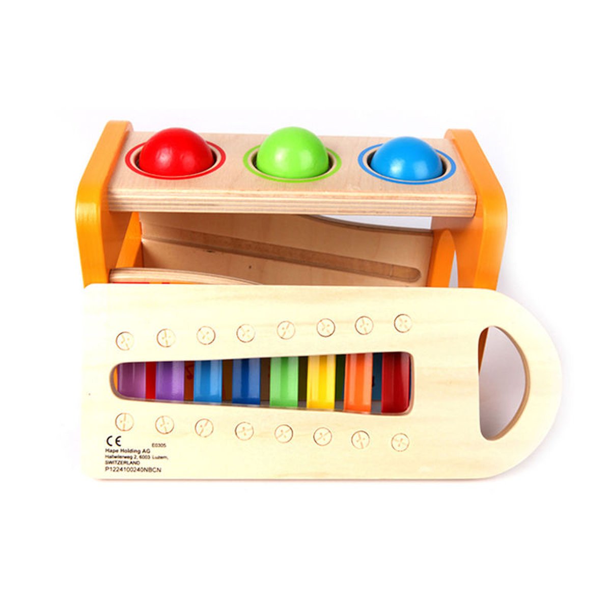 Boîtier à marteler et à tapoter multicolore, HAPE