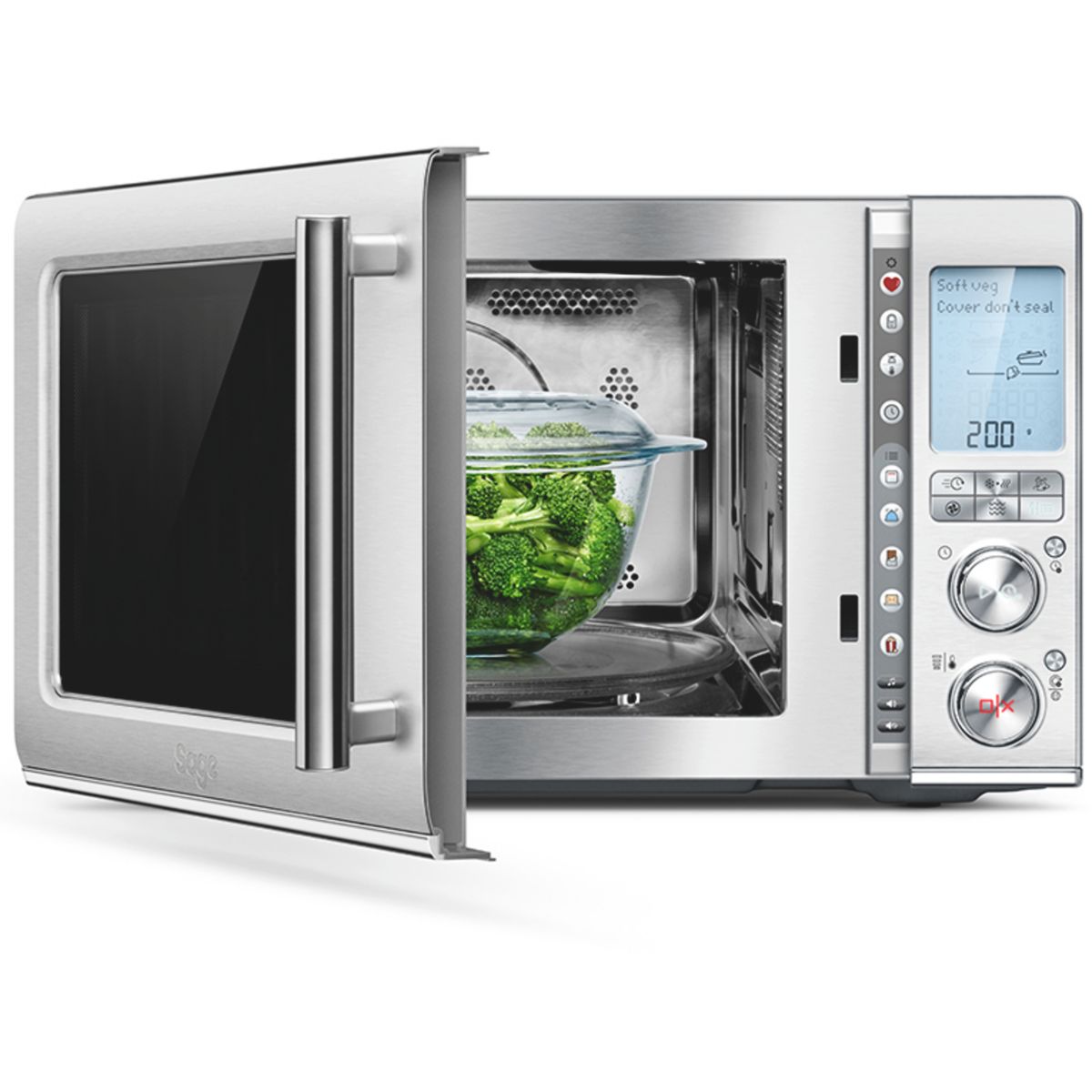 Micro ondes combiné Combi Wave 3 in 1 couleur unique, SAGE APPLIANCES