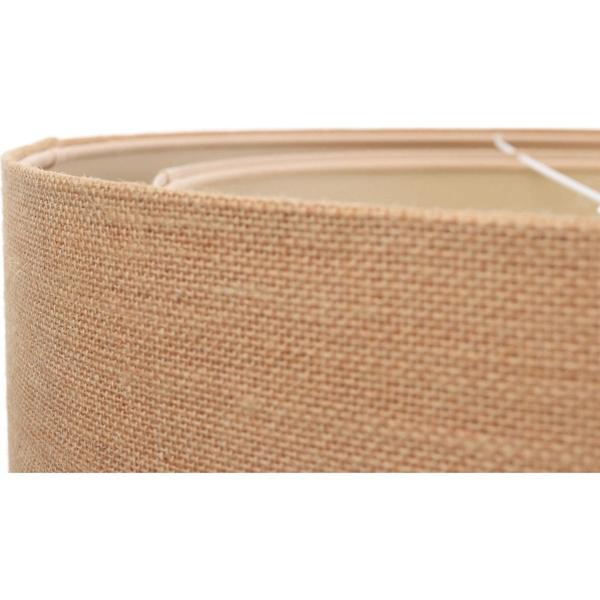 Suspension en jute, BOHO extérieur en jute naturelle beige foncé et intérieur beige crème et blanc opale, BPS KONCEPT