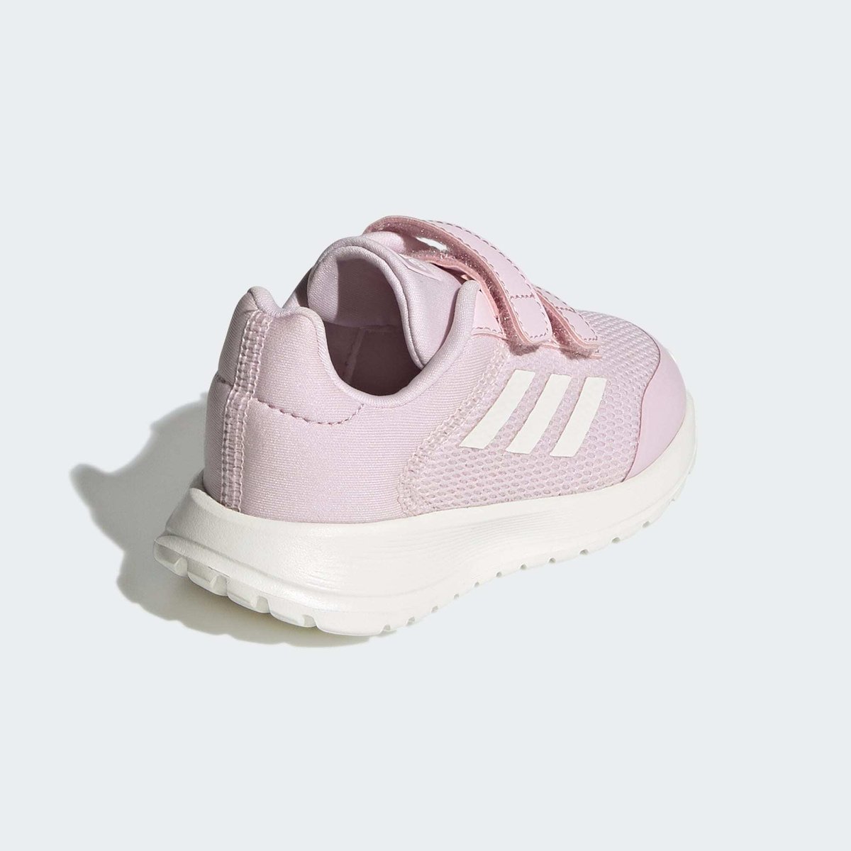 Baskets Scrachées Tensaur Run clear pink / core white / clear pink, adidas Performance