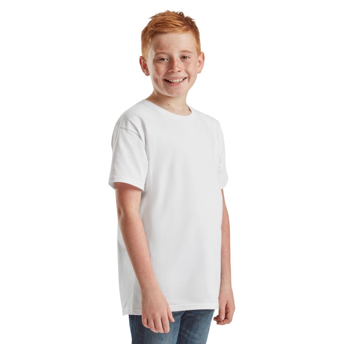 T-shirt ICONIC blanc, FRUIT OF THE LOOM