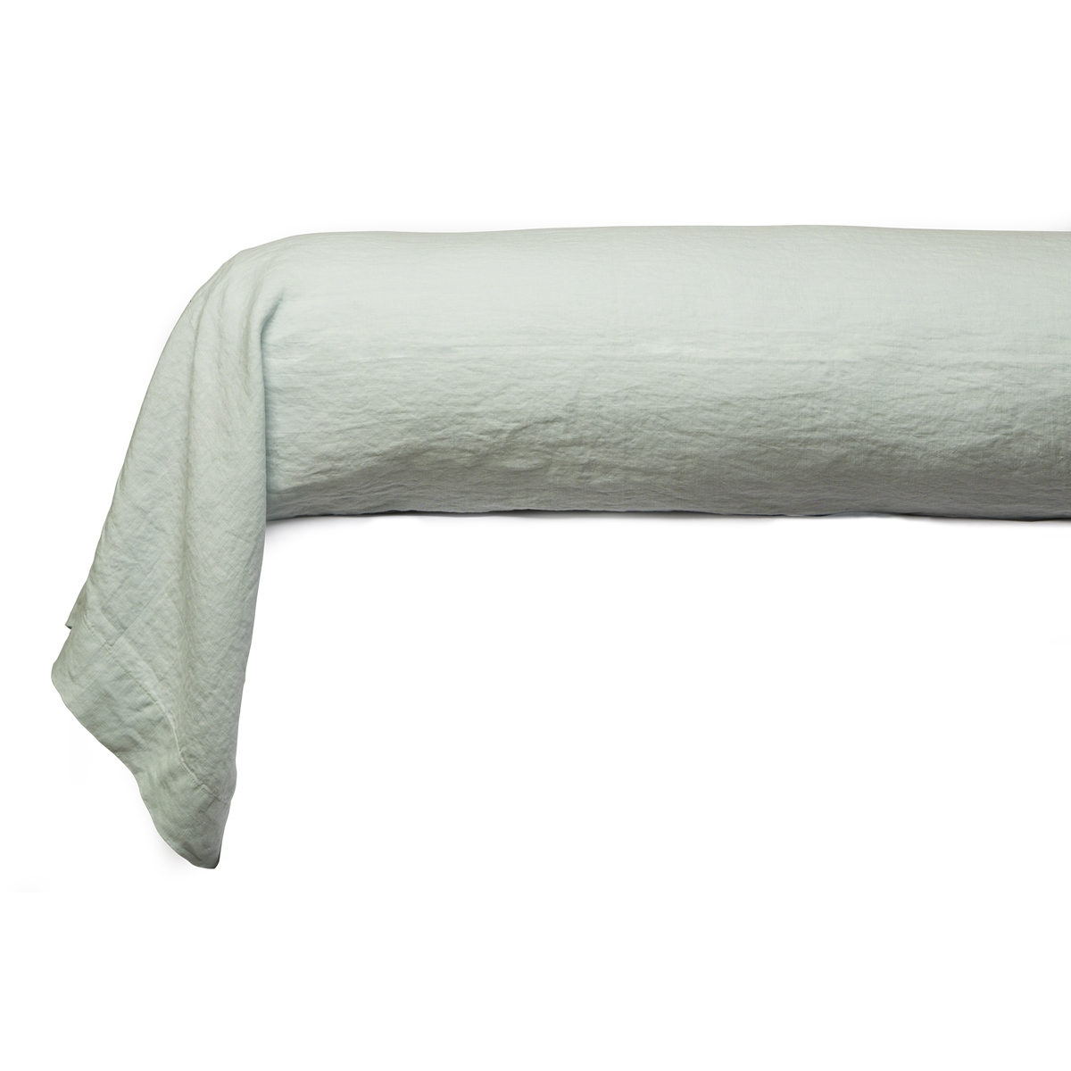 Taie De Traversin Uni - LIN LAVE blanc, TRADITION DES VOSGES