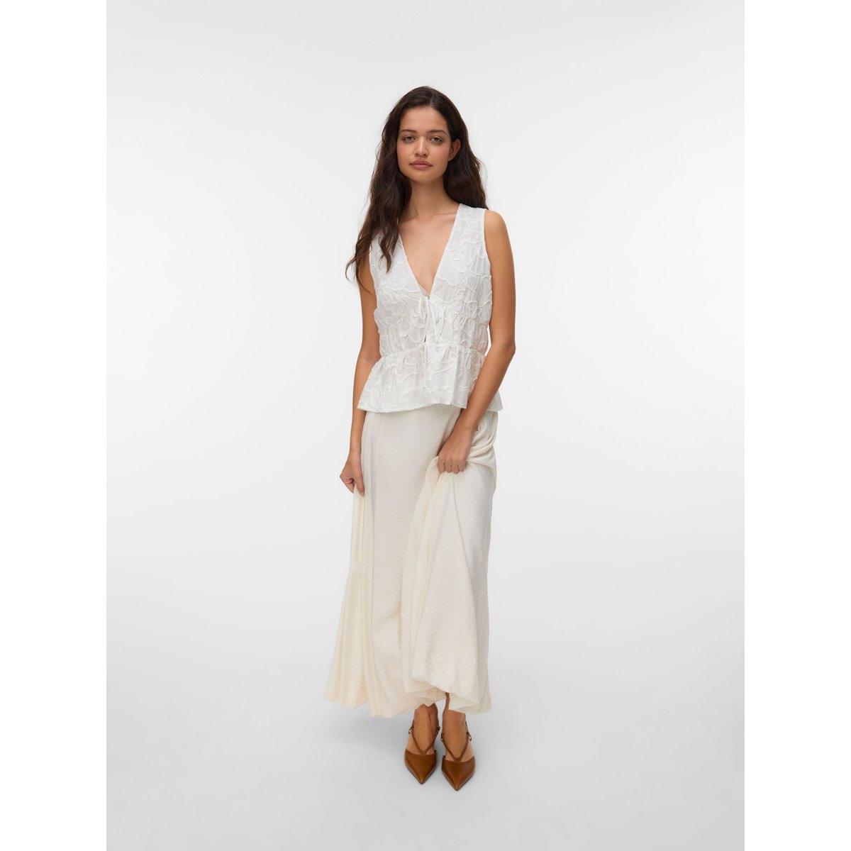 Top snow white, VERO MODA