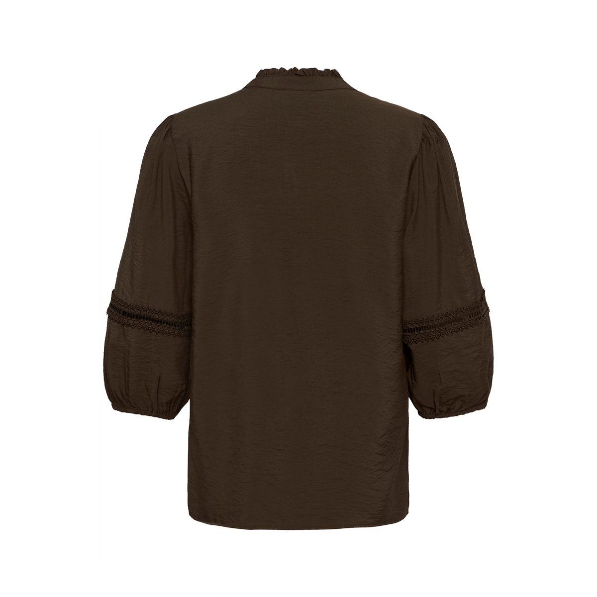 Blouse à manches longues marron chocolate brown, KAFFE